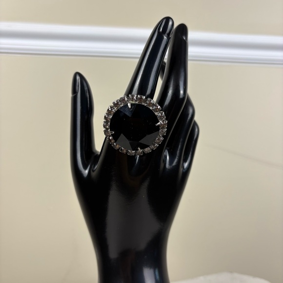 Black Statement Ring - Picture 2 of 6